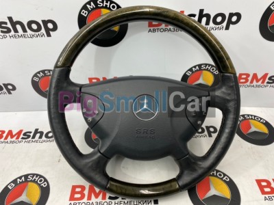 Руль Mercedes E550 2002 W211 113.967 А2114600703 - купить Казани