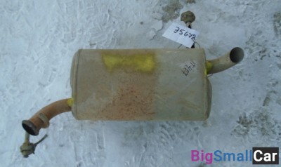 Задняя часть глушителя от Peugeot 407 2004-2011 - купить Казани