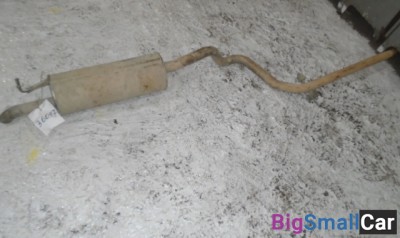 Задняя часть глушителя от Volkswagen Polo Sedan 2010 - купить Казани