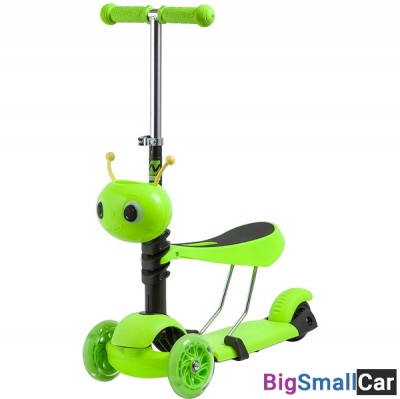 Детский самокат-кикборд 120S.DISCOKIDS.GN9 NOVATRACK