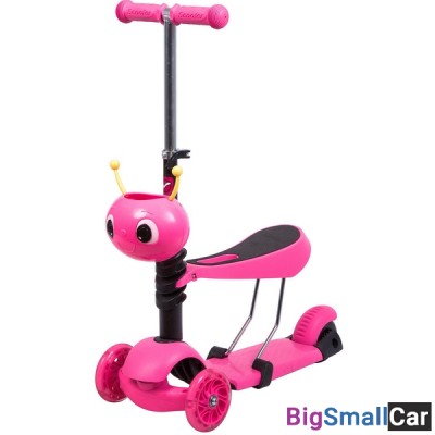 Детский самокат-кикборд 120S.DISCOKIDS.PN7 NOVATRACK - купить Казани