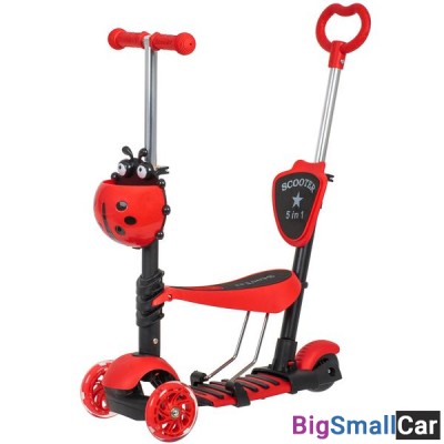 Детский самокат-кикборд FXA.SBDISCOKIDS.RD20 FOXX - купить Казани