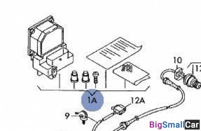 Блок управления abs VAG 4B0998375A Для 4B0614517H - купить Казани