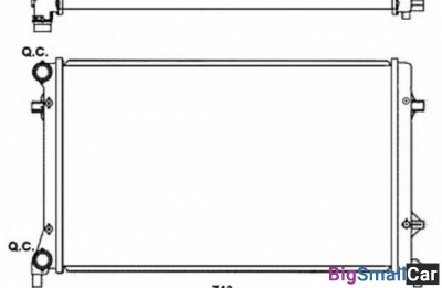 Радиатор охлаждения SAT sgvw0004 - купить Казани