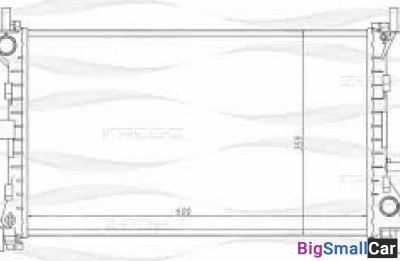 Радиатор охлаждения free-Z KK0149 - купить Казани