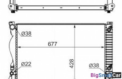 Радиатор охлаждения SAT AD000605 - купить Казани