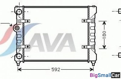 Радиатор охлаждения AVA quality cooling ST2023 - купить Казани