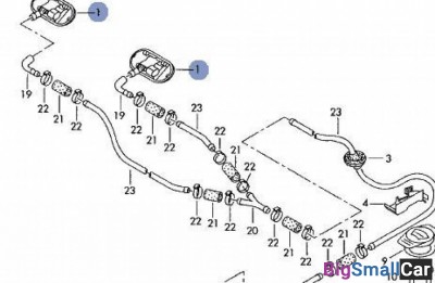 Форсунка омывателя стекла VAG 8E0955988D правая 2с - купить Казани