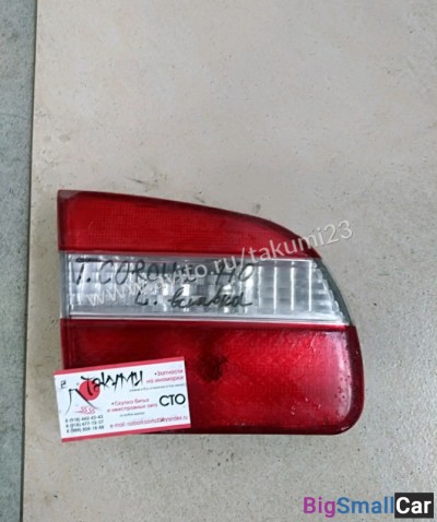 Вставка в задний бампер на Toyota Camry 110