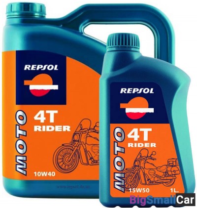 Масло моторное REPSOL MOTO RIDER 4T 10W40 4L 6026/R - купить Казани