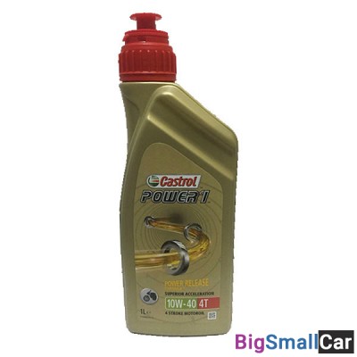 Масло моторное CASTROL 4T POWER1 10W40 1L 15688B 14112