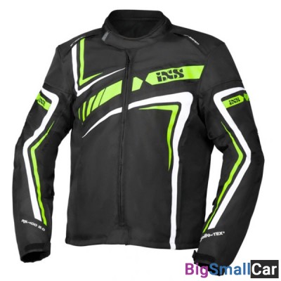 Куртка текстиль IXS Sport Jacket RS-400 ST blk/green L X56042-371-L - купить Казани