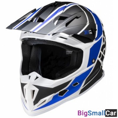 Шлем IXS 361 flat/white/blue 2.1 X12035-M14-XL