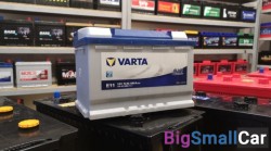 Автомобильный аккумулятор Varta 74Ah 680a обратная полярность