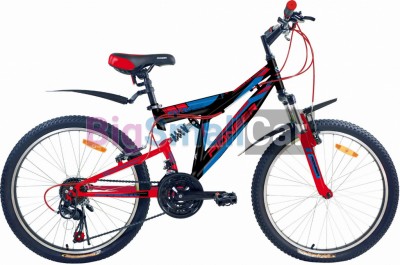 Дорожные велосипеды PIONEER EXTREME 24/15 black-red-blue - купить Казани