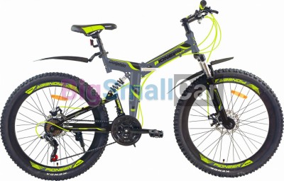 Дорожные велосипеды PIONEER DOLPHIN 26/19 gray-black-green