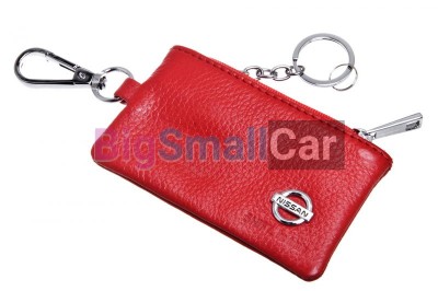 Чехол Для Ключей Nissan Универсальный, Кожаный. С Металическим Значком, Красный bgt1040 - купить Казани